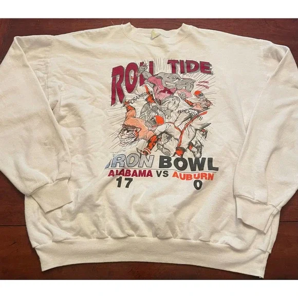 Sun sportswear Shirts Vintage 992 Iron Bowl Alabama Auburn